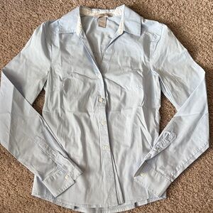 H&M Soft Blue Blouse